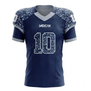 Uniformes de football américain de haute qualité en gros, tailles et couleurs personnalisées, commandes en gros acceptées pour les écoles/les clubs/les équipes, 100% - Product Image 5