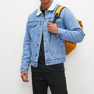 Chaqueta vaquera retro con lavado ácido para hombre, estilo vintage de los años 90, abrigo vaquero grueso, ropa para hombre - Product Image 2