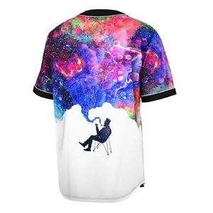 Custom Unisex <b>Baseball</b> Jersey Sublimated Team Uniform Sportswear Logo Printing OEM ODM Customizable Yoga Wear 100% Polyester - Product Image 2