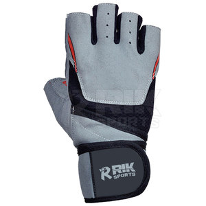 ถุงมือยกน้ำหนักออกกำลังกายขายดี พร้อมที่รัดข้อมือ 2 ชิ้น - Product Image 5