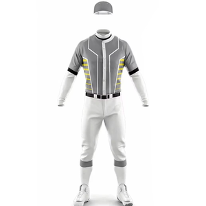 Uniformes de Béisbol y Sóftbol Sublimados Personalizados al por Mayor para Escuelas Secundarias, Camisetas de Béisbol Juveniles, Ropa de Entrenamiento para Equipos - Product Image 1