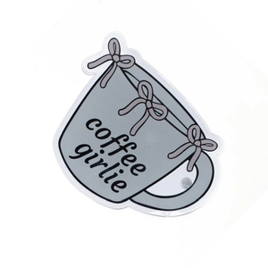 แผ่นอะคริลิคแม่เหล็กสำหรับใส่ขนตาปลอม รูปทรงแก้วกาแฟ พิมพ์ลายตามสั่ง ที่วางพาเลทต่อขนตา น่ารัก ใช้จัดระเบียบขนตาปลอม - Product Image 3