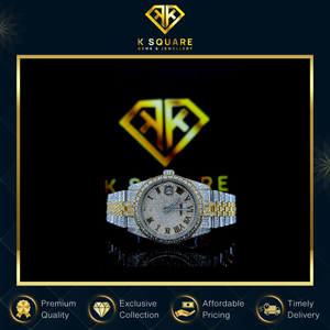 Nuevo Reloj Automático de Cuarzo con Movimiento Resistente al Agua, Correa de Acero Inoxidable con Diamantes Moissanite, Reloj de Lujo Unisex - Product Image 6