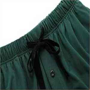 OEM Service Men's Summer Casual Solid Terry Two-Piece Breathable Cotton T-Shirt Shorts <b>Set</b> - Product Image 6