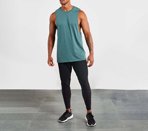 Débardeur de sport pour homme, nouveau design personnalisé du fabricant, respirant, écologique, avec logo frontal, trou pour le bras, prix bas, 100% coton, haute qualité - Product Image 2