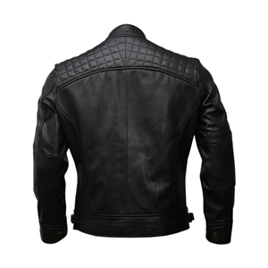 Veste en cuir d'agneau véritable de haute qualité pour hommes, style pakistanais, très vendue, avec décoration en fourrure, personnalisable, imperméable, grandes tailles, collection printemps - Product Image 2
