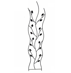 Artistic Outdoor Metal Trellis with Butterfly Design for Climbing <b>Flowers</b> and Garden Decor - Product Image 2