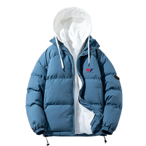 Unisex Quilted Puffer <b>Jacket</b> Full Zip Insulated <b>Padded</b> Coat Unisex Down Alternative Puffer <b>Jacket</b> Zip Front Thermal Quilted - Product Image 4