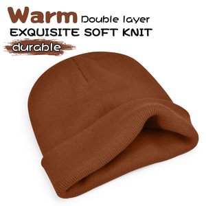 Gorro de Invierno de Acrílico de Alta Calidad, Personalizado con Logotipo Bordado, Unisex, con Borde Plegado, para Marcas de Ropa Urbana - Product Image 2