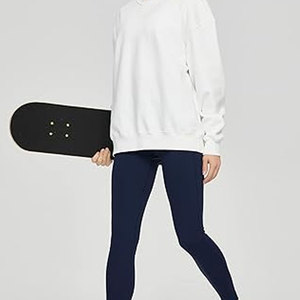 เสื้อสเวตเชิ้ตผู้หญิง คอกลม ผ้าฟลีซ ทรงหลวม นุ่มสบาย โอเวอร์ไซส์ สวมใส่สบายๆ อบอุ่น เหมาะสำหรับใส่ทุกวัน สไตล์สตรีทแวร์ - Product Image 4