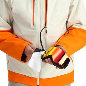 Chaqueta de Caza Naranja Fluorescente Resistente al Agua para Hombre, Chaqueta de Alta Visibilidad para Caza en Campo Abierto, con Bolsillos Grandes, Ropa de Lona para Exteriores - Product Image 6