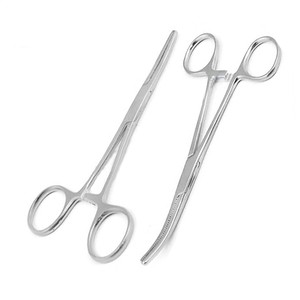 Pinces hémostatiques compactes de 4,5 pouces dotées d'un mécanisme de verrouillage précis, idéales pour une fixation sécurisée et délicate des vaisseaux. - Product Image 5