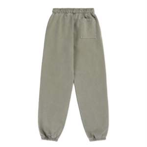 Pantalon de jogging décontracté évasé à jambe large, style streetwear, coupe oversize, en molleton bouclette French Terry, coupe droite - Product Image 6