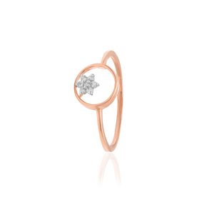 Magnifique diamant naturel de 0,07 carat, taille brillant rond, couleur H-I, clarté VS-SI, bijou minimaliste raffiné, cadeau pour elle - Product Image 3