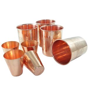 Copper <b>glasses</b> wholesale bulk supplier manufacturer custom packaging export drinkware reusable durable - Product Image 1