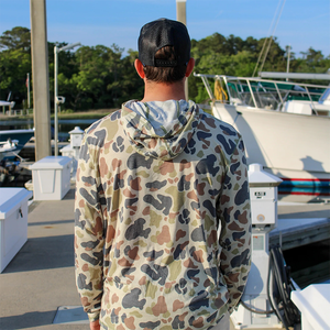 T-shirt à manches longues en coton épais imprimé camouflage graphique personnalisé pour hommes, fabriqué par des fabricants de vêtements de streetwear - Product Image 5