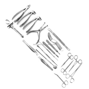Kit d'instruments chirurgicaux médicaux réutilisables en acier inoxydable, 35 pièces, qualité hospitalière, meilleur fournisseur en gros - Product Image 3