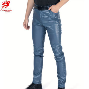Wholesale <b>Leather</b> <b>Pants</b> High Quality <b>Leather</b> Modern Slim Fit Design For Casual Outfits Fashion Wear And Daily Use - Product Image 1