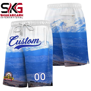 Pantalones Cortos de Baloncesto Sublimados Personalizados, Malla de Poliéster de Secado Rápido, Transpirables, Deportivos, con Bolsillo - Product Image 4