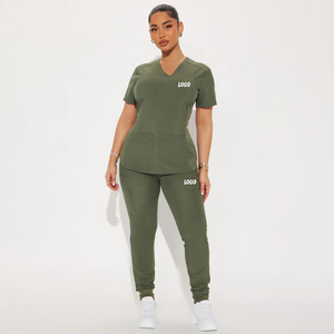 Conjuntos de Uniformes Médicos para Mujer, Estilo Jogger, con Logotipo Personalizado y Diseños a Medida para Uso Hospitalario - Product Image 3