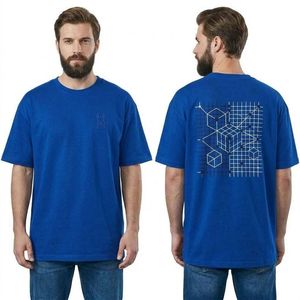 เสื้อยืดคอกลมแขนสั้นผ้าฝ้าย 100% สำหรับผู้ชาย สไตล์ลำลอง ลายกราฟิก เหมาะสำหรับกิจกรรมกลางแจ้งและไลฟ์สไตล์สตรีทแวร์ - Product Image 3