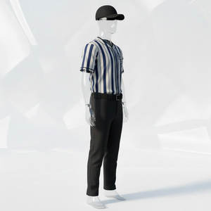 Ensembles d'uniformes de baseball américains décontractés pour jeunes et adolescents, personnalisables par sublimation - Product Image 3