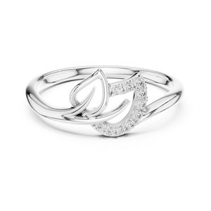 Anillo de Oro Rosa de 14K con Diamante Cultivado en Laboratorio de 0.08 Quilates para Mujer |   Certificado IGI, Joyería de Lujo para Bodas y Uso Diario |   Diamante Cultivado Nuevo - Product Image 2