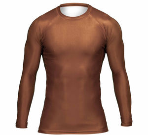 Manchon de protection anti-bactérien avec logo, différentes tailles, pour hommes, style sport, respirant, séchage rapide, compression, Rash Guard - Product Image 6