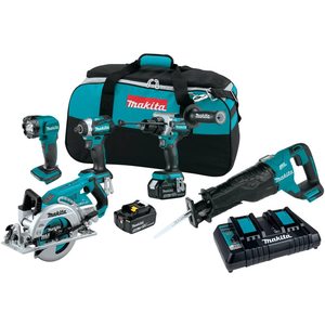 18V Cordless Brushless Power <b>Tool</b> Combo Kit 5-Piece Heavy Duty <b>Set</b> - Product Image 1