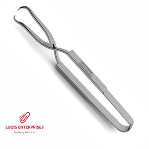 Pinza Schnidt para arteria amigdalina, 1 anillo abierto, curvada, instrumento quirúrgico de acero inoxidable, pinza hemostática - Product Image 4