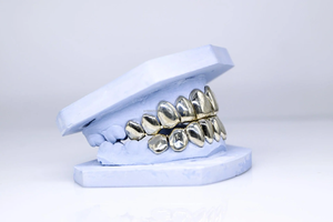 Personalizado de fábrica 1-10 Top 1-10 Bottom Real S925 Silver 10K 14K 18K Solid Filled Gold Grillz - Product Image 4