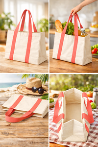 Big Size Premium <b>Canvas</b> <b>Tote</b> Bag Promotional Bags - Product Image 5