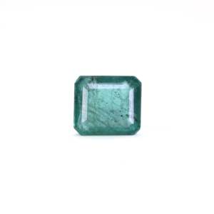 Loose 3.3 Carat Zambian Emerald Emerald Cut Gemstone for Fine Jewelry - Product Image 1