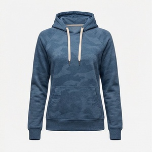 Sweat-shirt à capuche oversize pour femme, streetwear d'hiver, en coton, pull-over uni, broderie personnalisée, impression de logo - Product Image 1