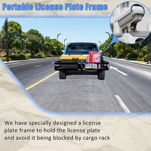 Heavy Duty 500 Lbs <b>Trailer</b> Hitch <b>Cargo</b> Carrier Rack 60\" X 24\" X 6\" Folding Luggage Basket Fits 2\" Hitch - Product Image 4