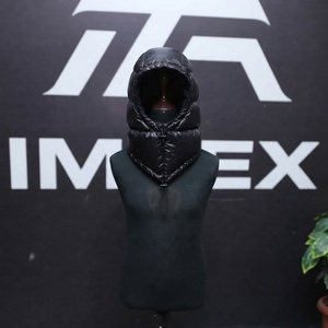 Unisex Waterproof Black Balaclava Hoodie <b>Neck</b> <b>Warmer</b> Outdoor Wear 56-58CM Adult Size - Product Image 1