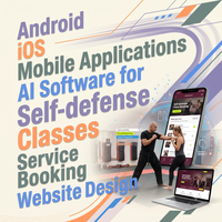 Android iOS Mobile Applications AI Software for Self-defense Classes Service Booking Website Design WordPress Shopify Plugin AI