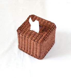 Caja de Pañuelos de Ratán de Alta Calidad, Ratán Natural Hecho a Mano para Hoteles, Hogares y Resorts, Proveedor Ecológico y Duradero de Vietnam - Product Image 6