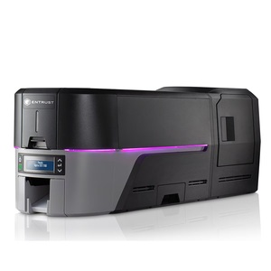 Entrust Sigma DS3 Thermal Print Dual-Sided Color <b>Printer</b> with Tactile Impression Module 300DPI 10 Seconds Per <b>Card</b> - Product Image 1
