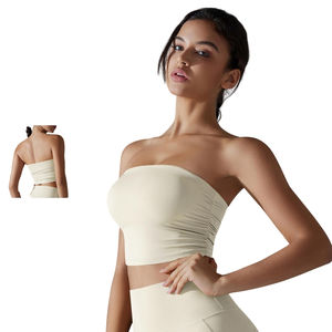 Nouveau soutien-gorge de yoga sans bretelles pour femmes, vente en gros, qualité supérieure, respirant, confortable, sans couture, offrant un bon maintien et extensible - Product Image 5