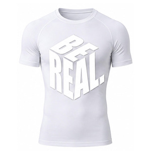 T-shirt de compression pour homme, idéal pour la gym, le sport, l'entraînement, le fitness et les loisirs – Personnalisable OEM/ODM – Fournisseur en gros d'activewear et de vêtements de sport - Product Image 1