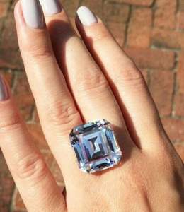 Moissanite de laboratoire blanche de qualité supérieure 3 carats A. U. Gems, taille Asscher, VVS1, pour la fabrication de bijoux, expédition le jour même, cadeau offert - Product Image 5