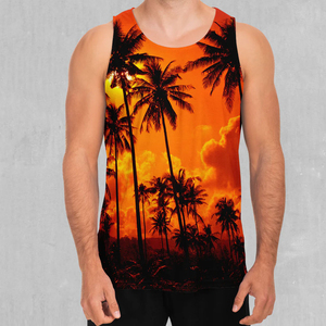 Custom Made Summer Sublimation Tank Tops Casual Fitness Gym Vest <b>Singlets</b> <b>for</b> <b>Men</b> Yoga Sports Apparel with Sublimation Print - Product Image 1