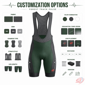 Cuissard de cyclisme personnalisé pour homme, rembourré, haute performance, pour la route - Product Image 5