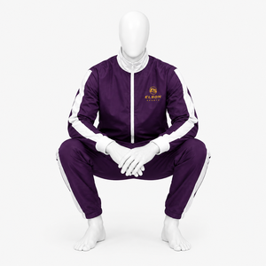 Ensemble coupe-vent unisexe personnalisable en nylon à séchage rapide, 2 pièces, veste zippée et pantalon, color block - Product Image 5