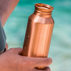 Copper Water Bottle Corporate Wellness Hydration <b>Drinkware</b> for Office Use Employee Gifts and Healthy Lifestyle - Product Image 1