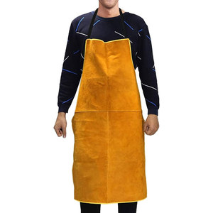 Premium Quality Handmade Design <b>Leather</b> Welding <b>Apron</b> Adjustable Neck And Waist Straps <b>Leather</b> Welding <b>Apron</b> - Product Image 6