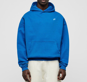 Custom Oversized <b>Men's</b> Hoodies 485GSM 100% Cotton Fleece Drop Shoulder Boxy <b>Pullover</b> <b>Men</b> Custom Logo Street wear Bulk Production - Product Image 2