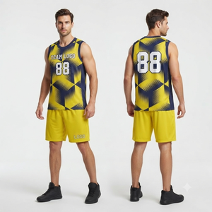 Ensemble personnalisé de maillot et short de basketball sans manches pour équipes scolaires, clubs, ligues et entraînements - Product Image 2
