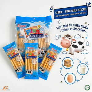 Palitos de Leche Crujientes de Lujo 186g, Snack de Calidad de Exportación, Proveedor de Vietnam |   Servicio de Muestreo | - Product Image 1